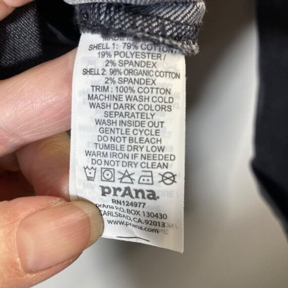 Womens Prana Nadine Jacket Corduroy Denim Stretch Gray Blue L Cotton Polyester S - Picture 10 of 10